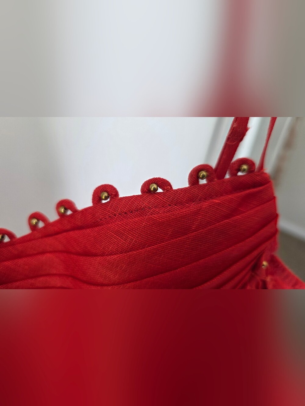 Zimmermann Red Corset Mini Dress | NWOT | Pristine | US 4 - Picture 7 of 9